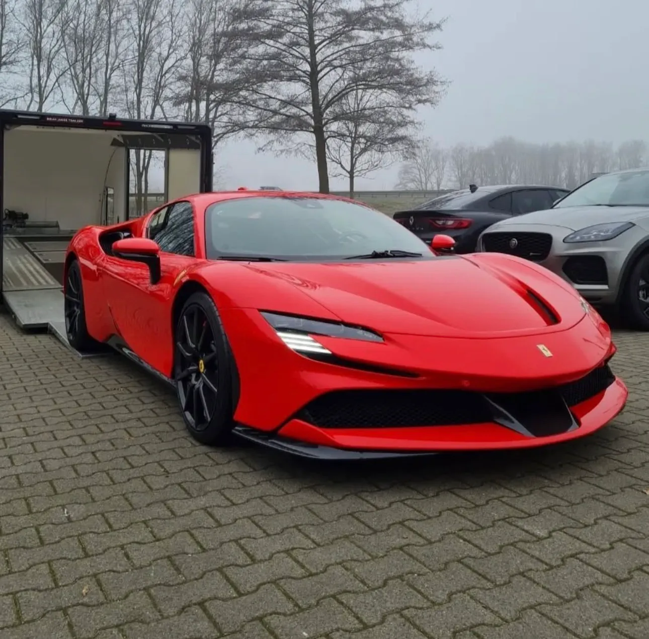 Ferrari during a real vehicle project
