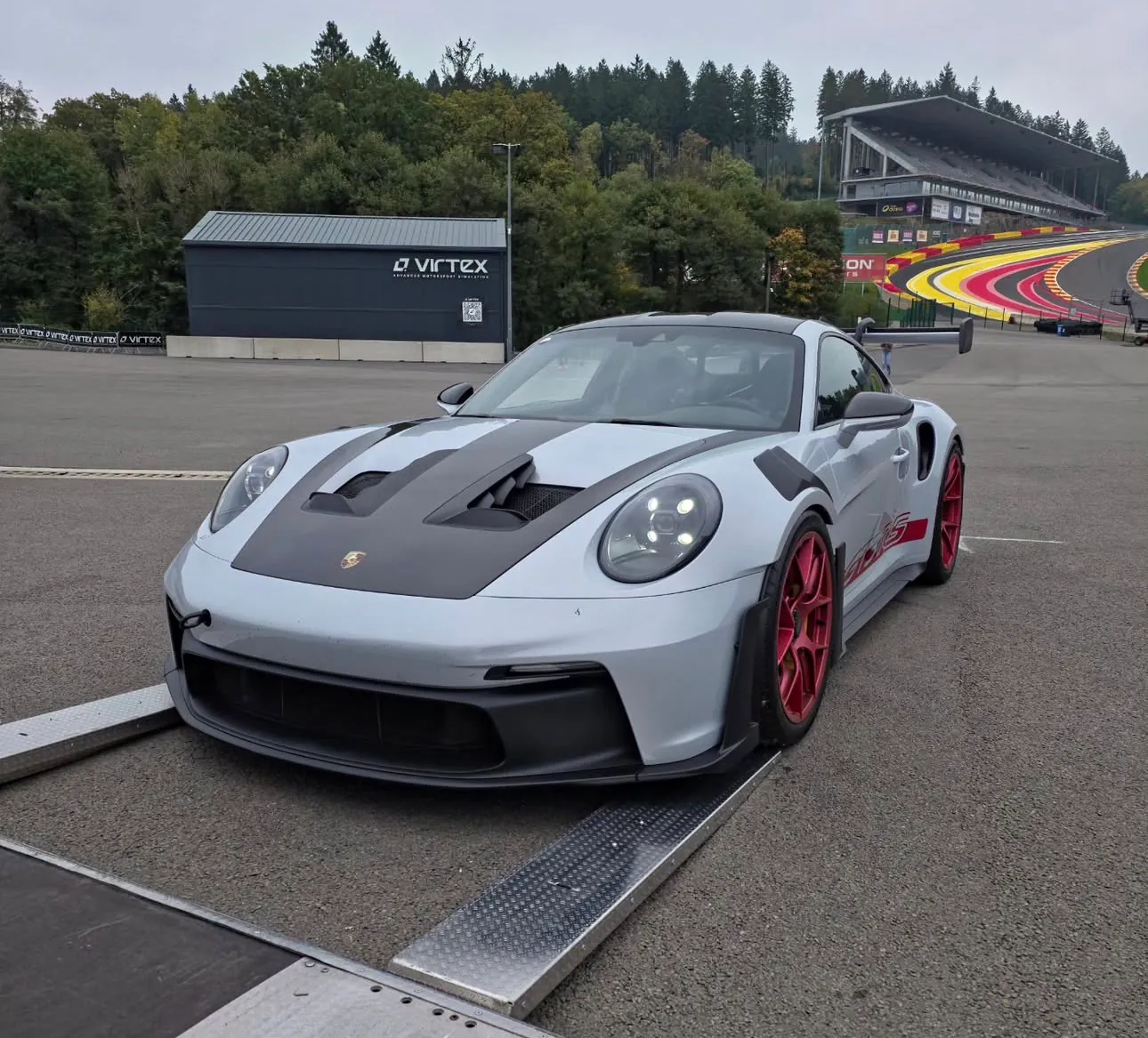 Porsche during a coordinated vehicle collection